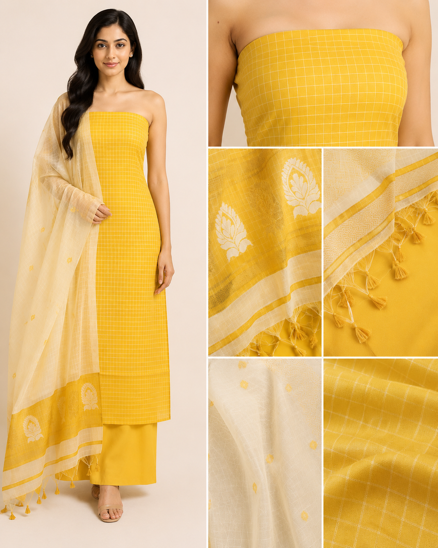 Premium Silk Unstitched Salwar Suit
