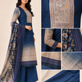 Pure Tussar Silk with Handwork & All-Over Mirror Work