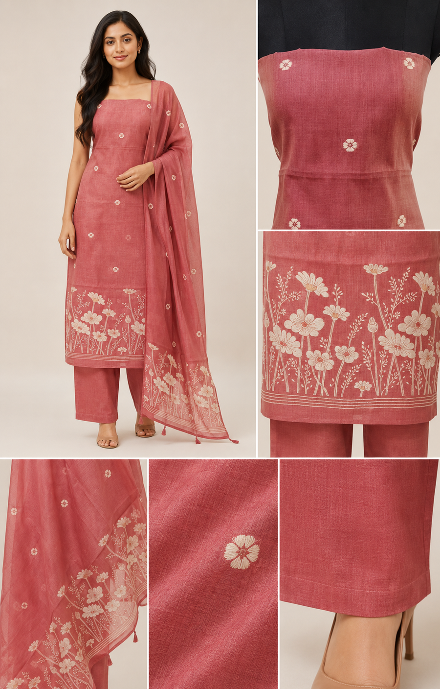 Premium Jamdani Suit
