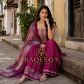 Jute Silk with Unique Handwork & Zardosi Work