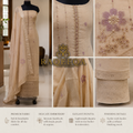 Pure Mul Chanderi Silk with Hand Embroidery & Banarasi Weaving
