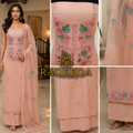 Pure Soft Chanderi Silk with Unique Embroidery