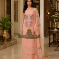 Pure Soft Chanderi Silk with Unique Embroidery