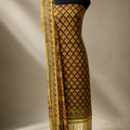 Premium Pure Modal Silk with Gajji Border & Traditional Bagru Hand Block Print