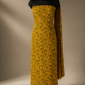 Premium Pure Modal Silk with Gajji Border & Vegetable Hand Block Print