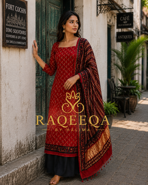 Premium Pure Modal Silk with Gajji Border