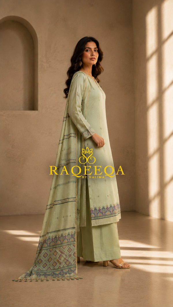 Jamdani Soft Premium Hand Weaving Embroidery – Unstitched Material