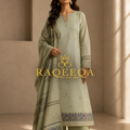 Jamdani Soft Premium Hand Weaving Embroidery – Unstitched Material