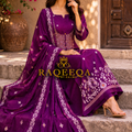Premium Silk Blend Embroidered Butti Weave Salwar Material
