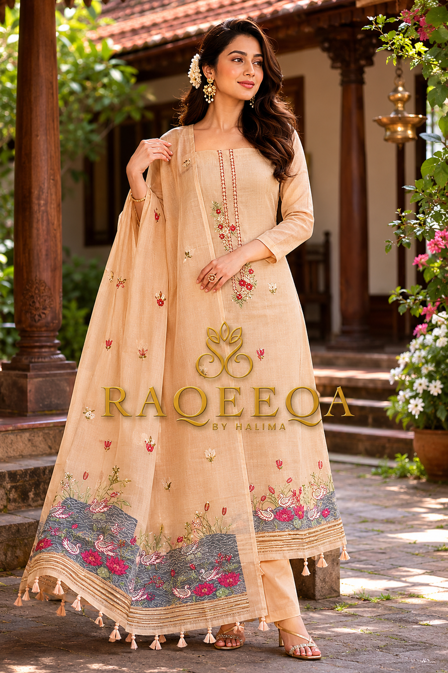 Premium Jamdani with Hand Embroidery