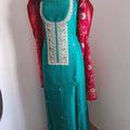 Crepe Silk with Handwork & Pure Soft Banarasi Dupatta
