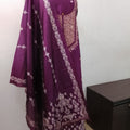 Premium Silk Blend Embroidered Butti Weave Salwar Material