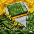 Linen Cotton Unstitched Salwar Suit Material