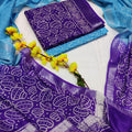 Linen Cotton Unstitched Salwar Suit Material